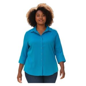 NWT’s Chico’s long sleeve button up shirt